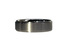 Load image into Gallery viewer, Silver Edge |  Thin Band | Custom Name Ring
