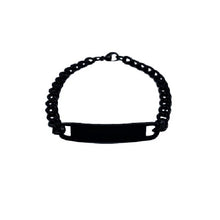 Load image into Gallery viewer, Personalized Bracelet | Black | Stainless Steel
