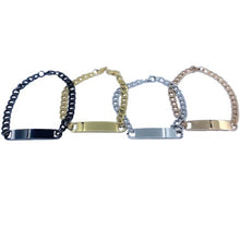 Load image into Gallery viewer, Personalized Bracelet | Black | Stainless Steel