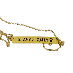 Personalized Necklace | Gold | Stainless Steel