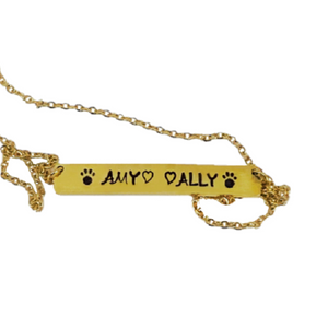 Ally 2025 name necklace