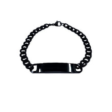Load image into Gallery viewer, Personalized Bracelet | Black | Stainless Steel
