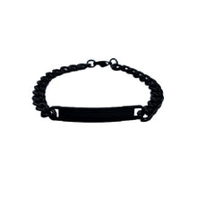 Load image into Gallery viewer, Personalized Bracelet | Black | Stainless Steel