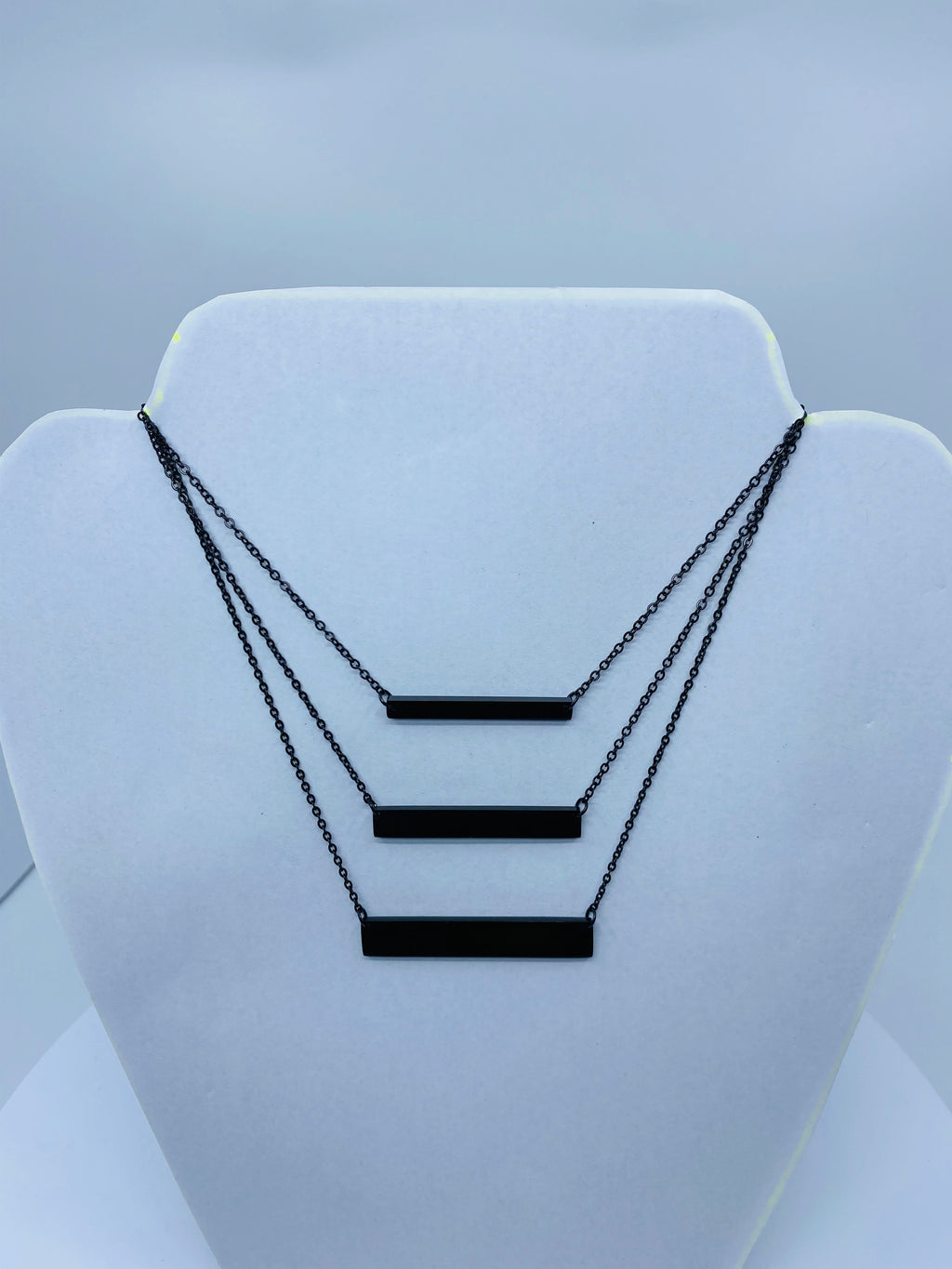 Personalized Necklace | Black | Stainless Steel
