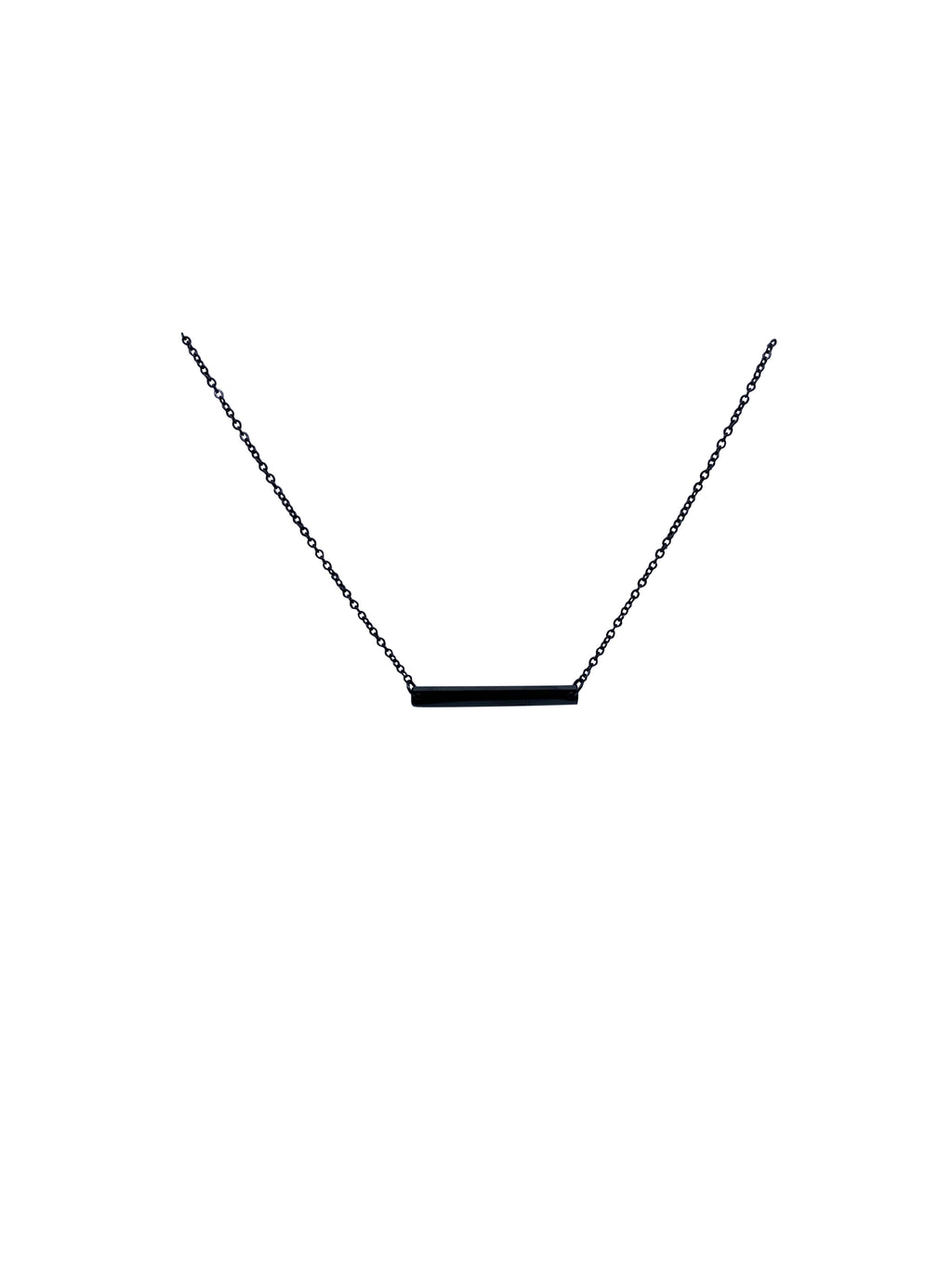 Personalized Necklace | Black | Stainless Steel