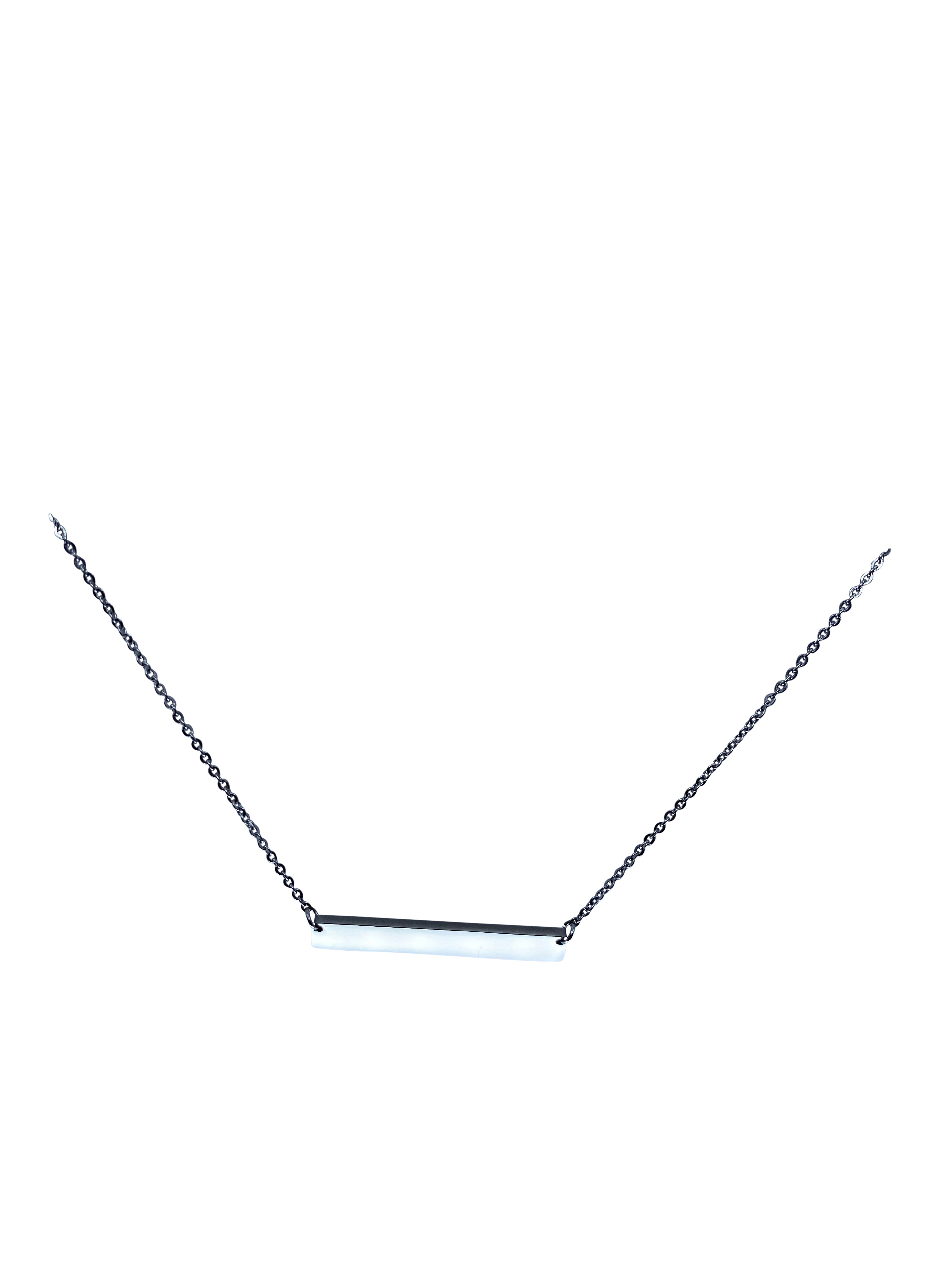 Personalized Necklace | Silver | Stainless Steel