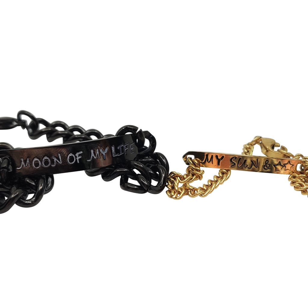 Personalized Bracelet | Black | Stainless Steel