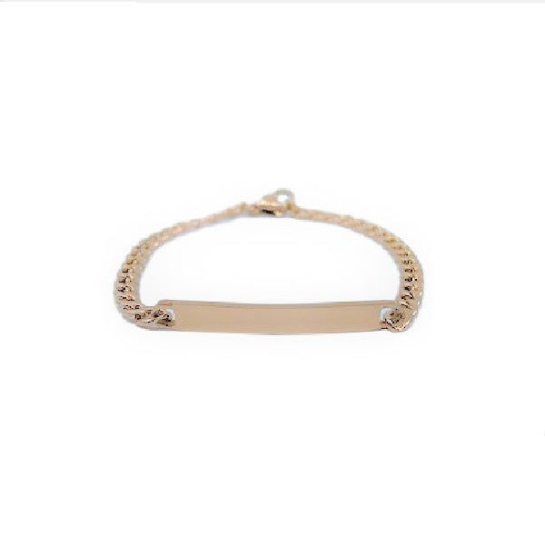 Personalized Bracelet | Rose Gold | Stainless Steel