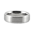 Silver Edge |  Thin Band | Custom Name Ring