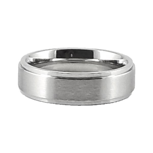 Silver Edge |  Thin Band | Custom Name Ring