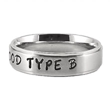 Load image into Gallery viewer, Custom Name Ring - Marked Edges on a Thin Band : Personalized your way!