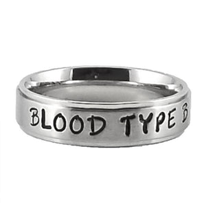 Custom Name Ring - Marked Edges on a Thin Band : Personalized your way!