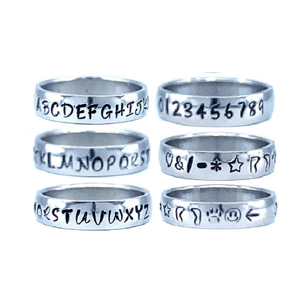 Custom Name Ring | Shiny Finish | Thin Band
