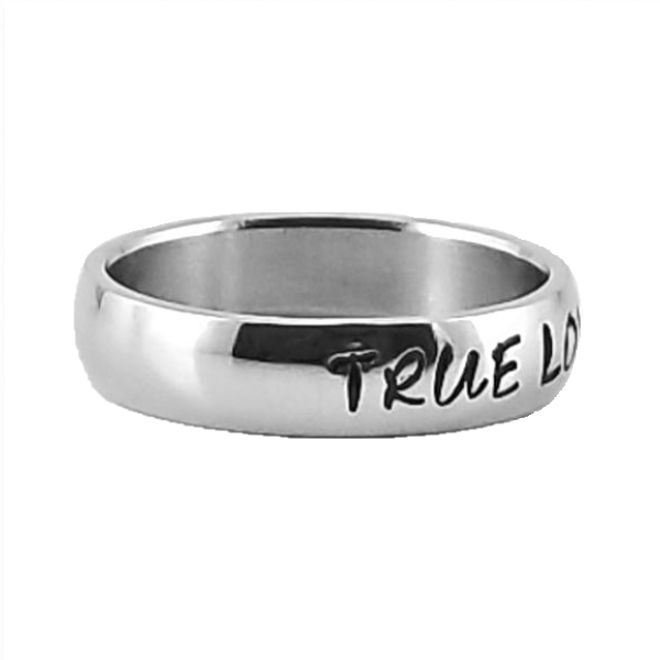 Custom Name Ring | Shiny Finish | Thin Band