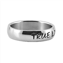 Load image into Gallery viewer, Custom Name Ring - Shiny Finish on a Thin Band : PERSONALIZED your way!