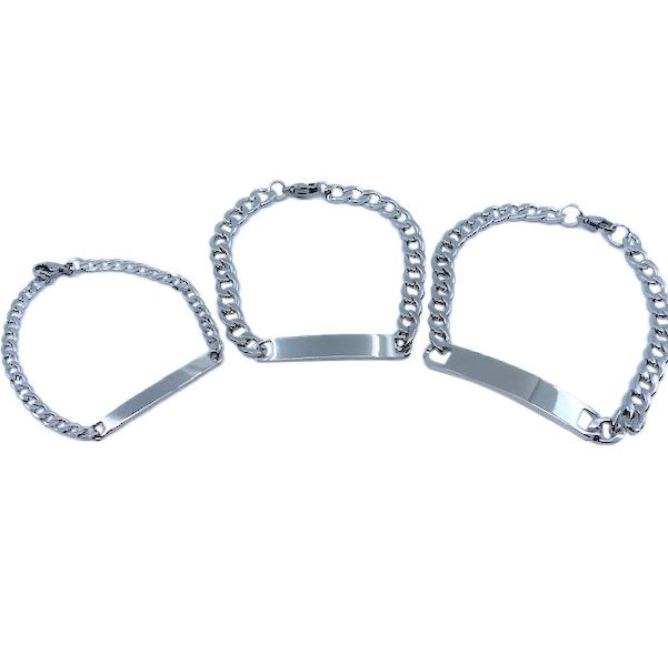 Personalized Bracelet | Silver | Stainless Steel