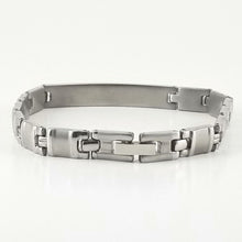 Load image into Gallery viewer, Stainless Steel Engravable Bracelet | Smooth Link Bracelet | L-21cm W-7.5mm | Adult Men Women