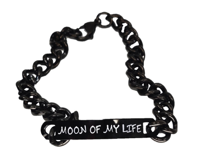 Personalized Bracelet | Black | Stainless Steel
