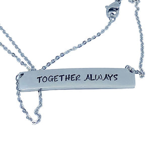 Personalized Necklace | Silver | Stainless Steel